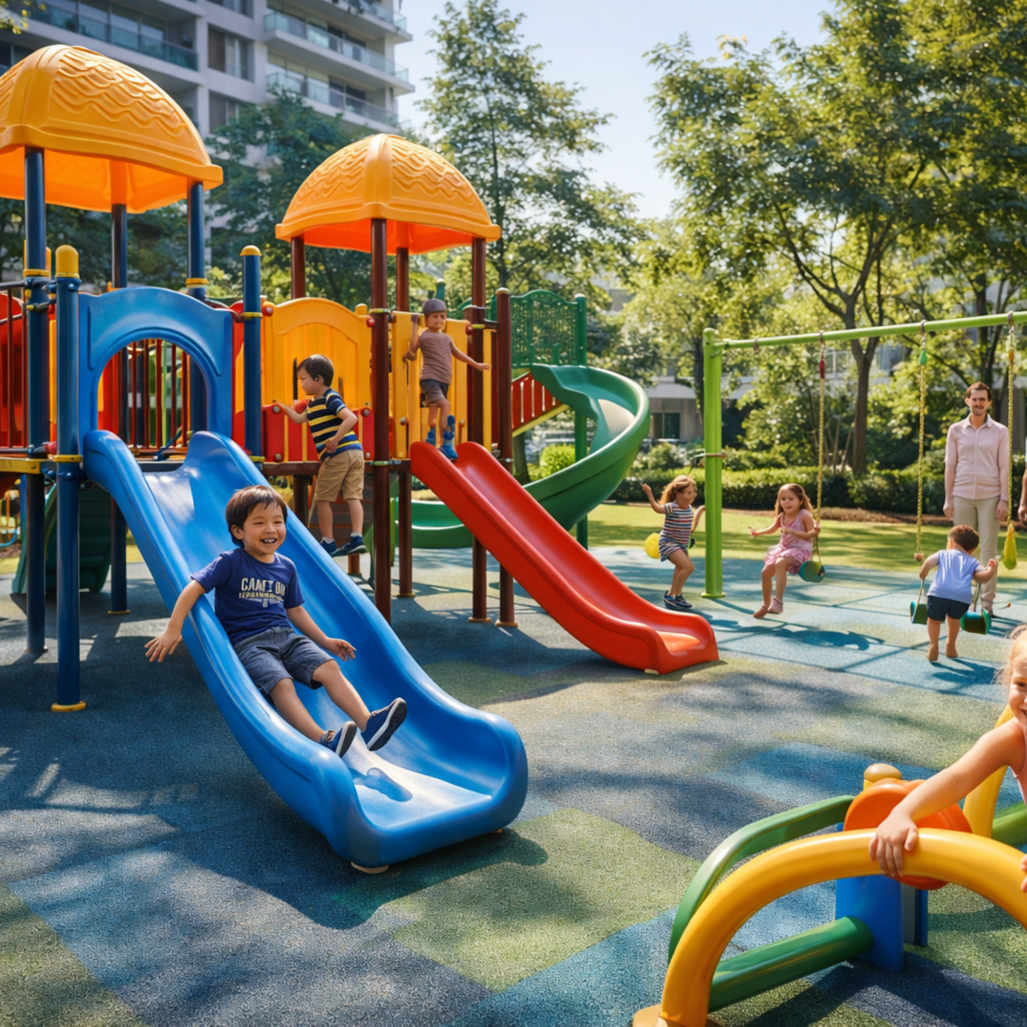 Gera Island of Joy kids play area ChildCentric Homes dedicated children zone Kharadi Pune