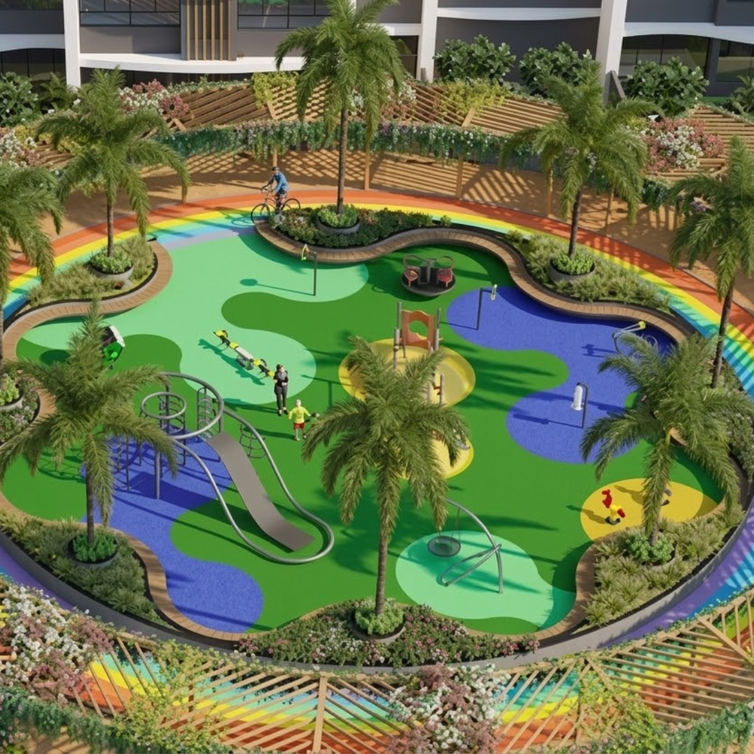 VTP Altamira kids playground lifestyle amenity 3BHK luxury apartments Kharadi Pune