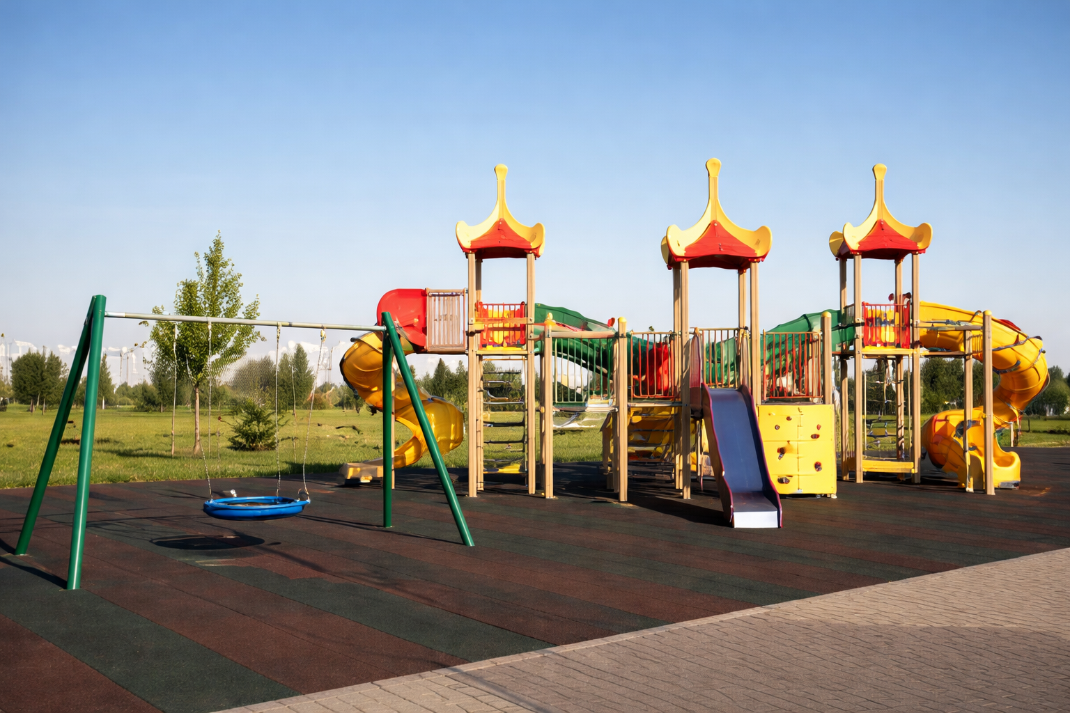 kids outdoor play area premium township Pune