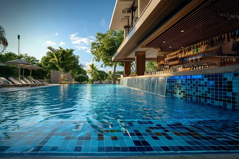 swimming pool gated community Balewadi Pune
