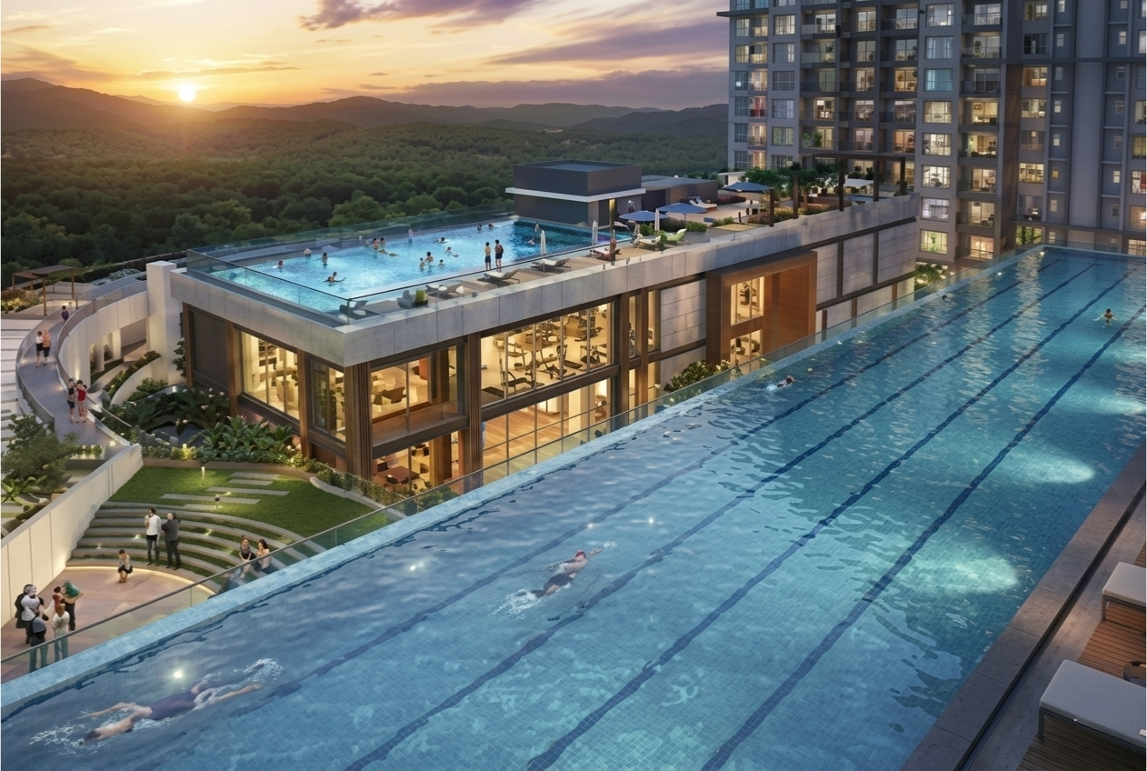 Godrej Emerald Waters towers