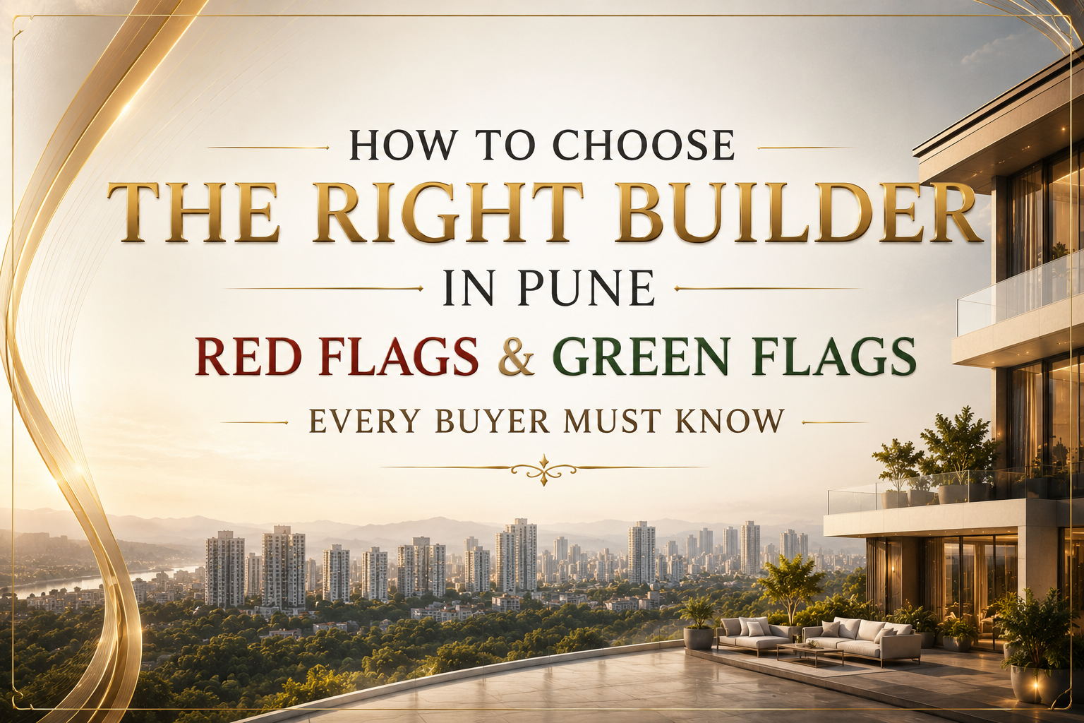 How to Choose the Right Builder in Pune Red Flags & Green Flags Every Buyer Must Know
