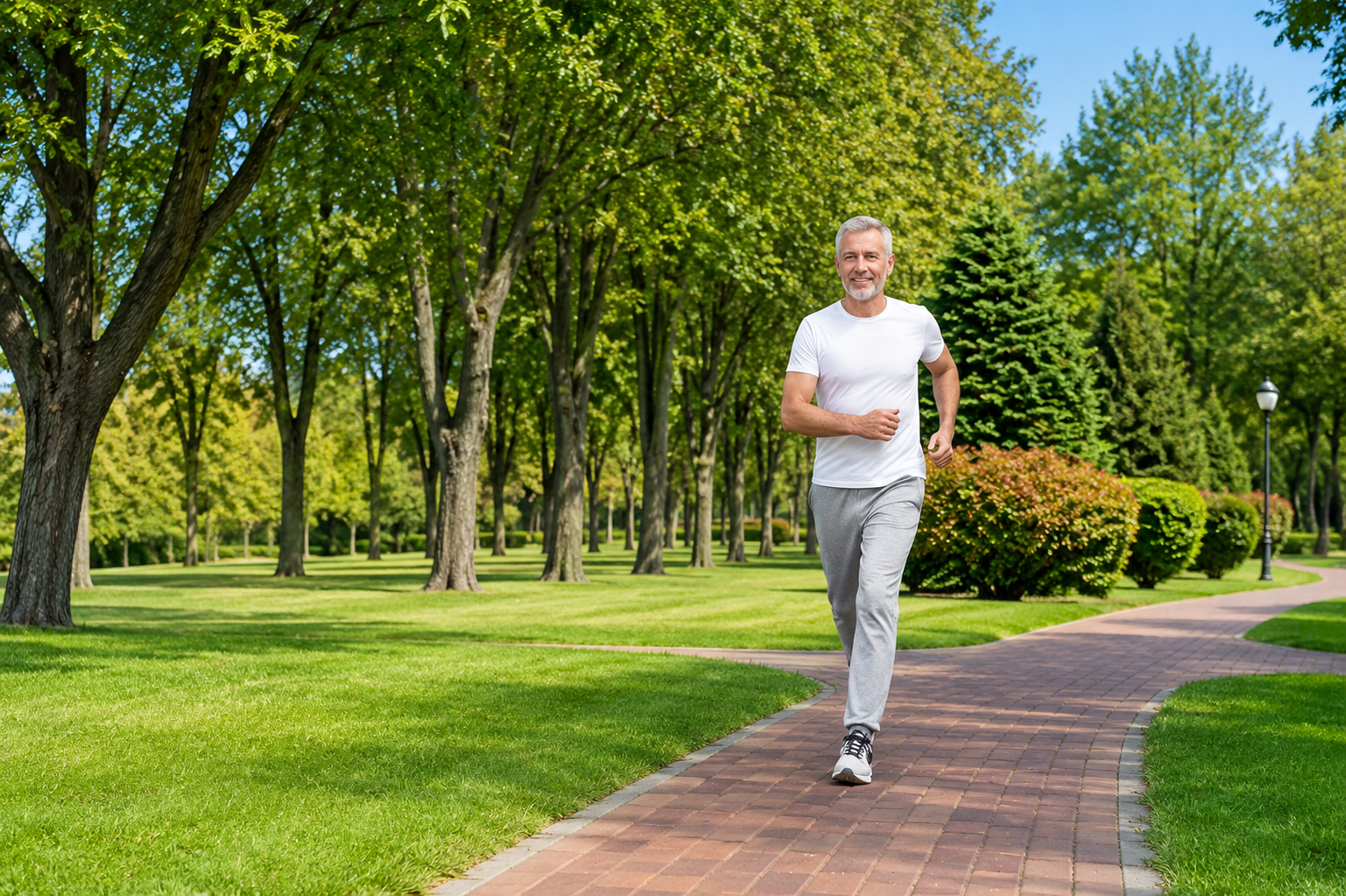 Jogging-cycle track
