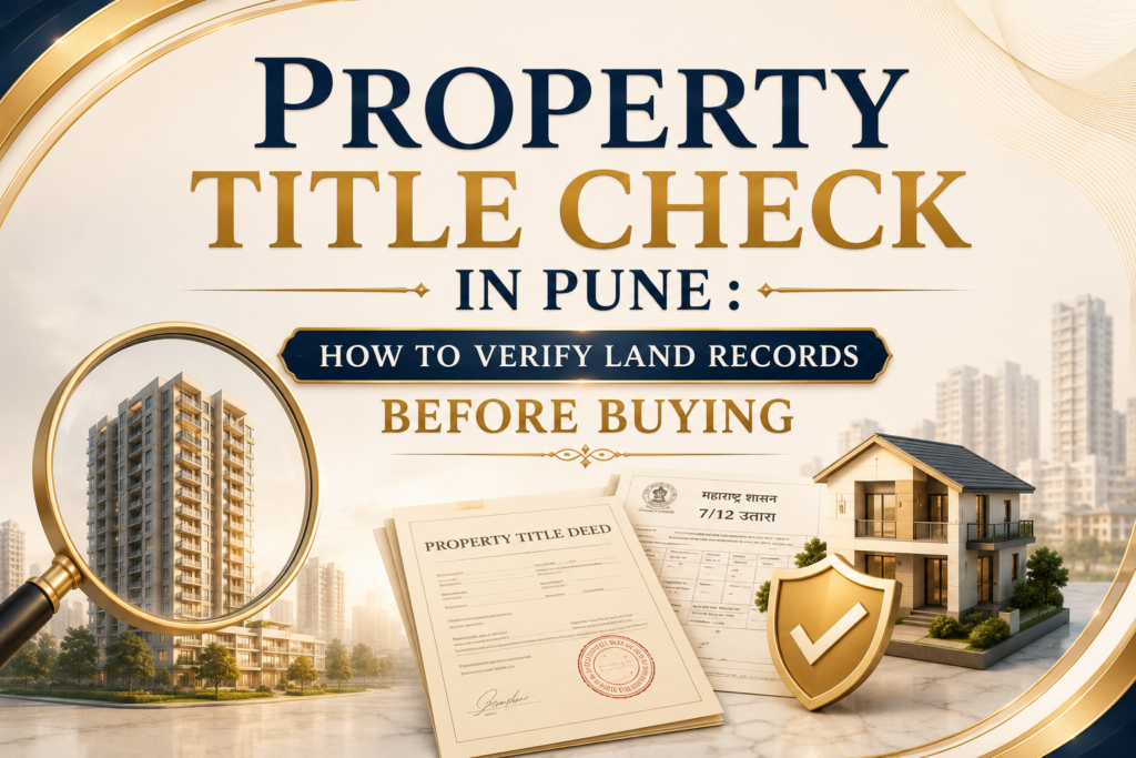 Property Title Check in Pune : How to Verify Land Records Before Buying