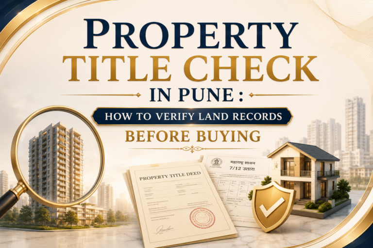 Property Title Check in Pune : How to Verify Land Records Before Buying