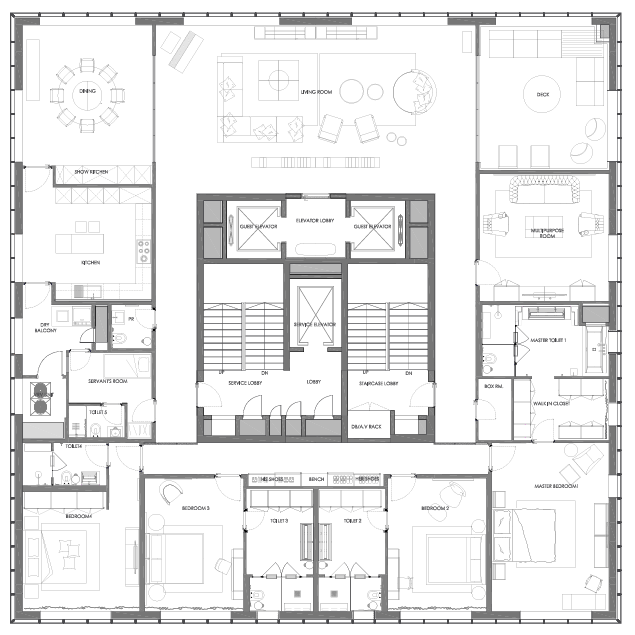 5.5BHK Trump tower